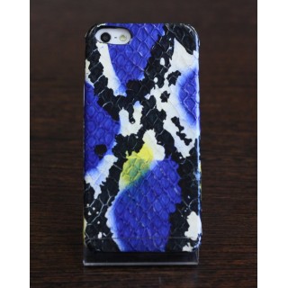 Чехол из натуральной кожи змеи на iPhone 5/5s (синяя), , 1100,00 р., Чехол из натуральной кожи змеи на iPhone 5/5s (синяя), Чехлы для, , Чехлы для iPhone 5/5s