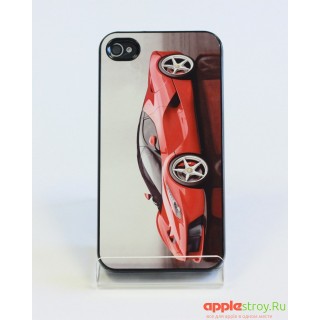 Алюминиевый чехол на iPhone 4/4s (Red car), 1528, 900,00 р., Алюминиевый чехол на iPhone 4/4s (Red car), Чехлы для iPhone 4/4, , Чехлы для iPhone 4/4s
