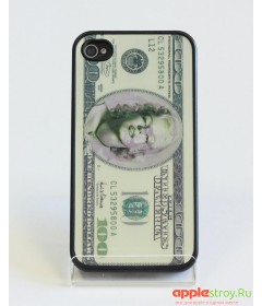 3D Case Чехол на iPhone 4/4s (Dollar)