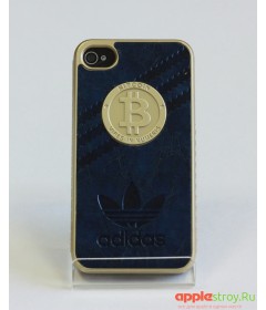 Bitcoin Чехол на iPhone 4/4s (Adidas)